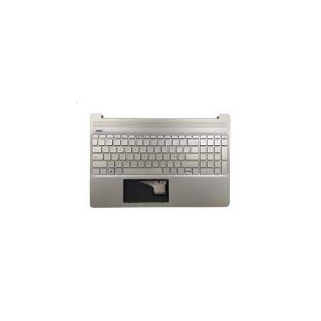 CLAVIER AZERTY BELGE COQUE Natural Silver HP 15s EQ 15s FQ M17184