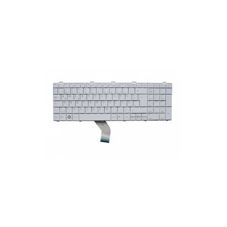 CLAVIER AZERTY OCCASION FUJITSU AH53, AH531 - AEFH2000020  - Blanc - CP478133-02