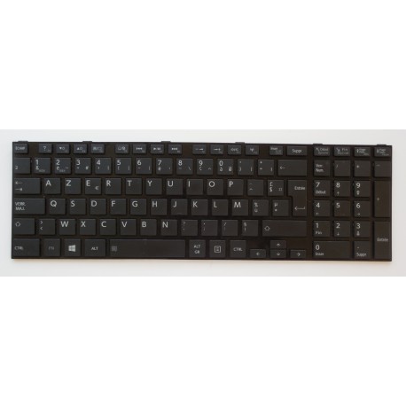 CLAVIER AZERTY TOSHIBA SATELLITE PRO L850, L875, C855 - H000045350 H000039960