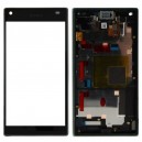 ENSEMBLE VITRE TACTILE + ECRAN LCD + CHASSIS SONY Xperia Z5 Compact Mini E5803 E5823 - Noir