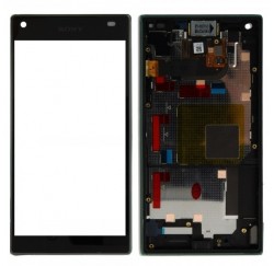 ENSEMBLE VITRE TACTILE + ECRAN LCD + CHASSIS SONY Xperia Z5 Compact Mini E5803 E5823 - Noir