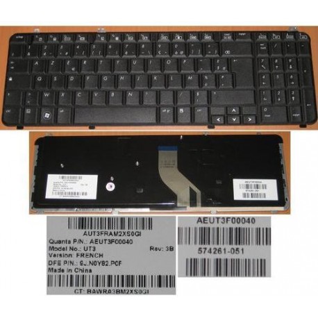 CLAVIER AZERTY NEUF HP Pavilion DV6-1000 - 574261-051 570228-051 AEUT3F00040