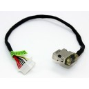 CONNECTEUR DC JACK + CABLE HP Envy 17-N - 799752-S18 - 813797-001