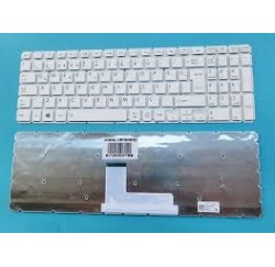 CLAVIER AZERTY NEUF TOSHIBA Satellite C55-C-1F0 C55-C-1F7 - 9Z.NBCSQ.30F NSK-V93SQ AEBLYF00120 - Blanc