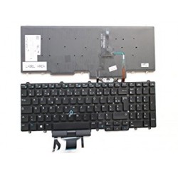 CLAVIER AZERTY NEUF DELL Latitude E5550  - WCKVN - 0WCKVN - Rétroéclairé