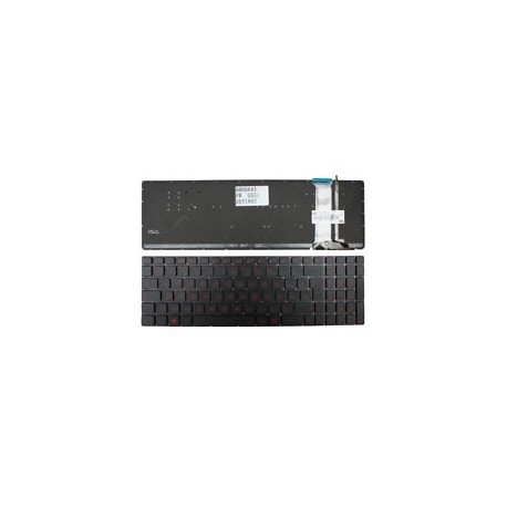 CLAVIER AZERTY NEUF SANS COQUE ASUS G750, G750IS, G750JH, G750JW, G750JX - Gar 1 an - Rétroéclairé