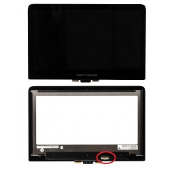 ENSEMBLE VITRE TACTILE + ECRAN LCD HP X360 13-U séries - 856019–001