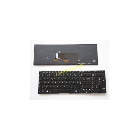 CLAVIER AZERTY NEUF SONY SVF152 - 149240651FR Rétroéclairé