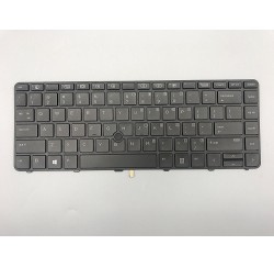 CLAVIER QWERTY US HP Probook 430 G3 430 G4 440 G3 440 G4 445 G3 - 822338-001 Rétroéclairé