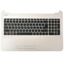 CLAVIER AZERTY + COQUE NEUF HP 15-AC  15-AF - 813976-051 - Gar.1 an