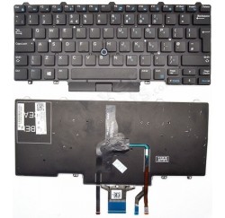 CLAVIER QWERTY UK NEUF DELL LATITUDE E5450 E7250 E7450 3340 - K9V28 0K9V28