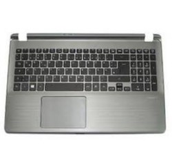 COQUE SUPERIEURE + CLAVIER ACER Aspire V5-572G V5-572P V5-572PG - 60.M9YN7.029 Silver Gris