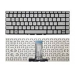 CLAVIER AZERTY HP Pavilion 14-BK 14-bk000 14-bk100 - Sans Cadre Silver