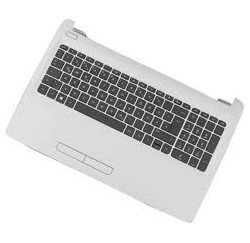 CLAVIER AZERTY + COQUE BLANCHE HP 15-AY, 15-AB - 855023-051