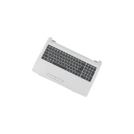 CLAVIER AZERTY + COQUE BLANCHE HP 15-AY, 15-AB - 855023-051