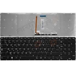 CLAVIER AZERTY RETROECLAIRE TOSHIBA Satellite P50-A P50T-A P55-A P55T-A - H000055010