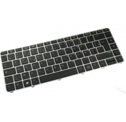 CLAVIER AZERTY HP Elitebook Folio 1040 G3 - Cadre Gris - Rétroéclairé 818252-051 844423-051