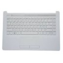 CLAVIER AZERTY + COQUE BLANCHE HP 14-CK 14-CM 14-DG L23240-051