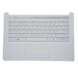 CLAVIER AZERTY + COQUE BLANCHE HP 14-CK 14-CM 14-DG L23240-051