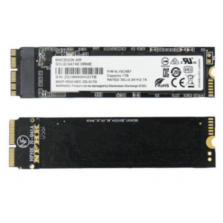 DISQUE DUR SSD 1TB pour APPLE MacBook Pro 15 A1398 Retina fin