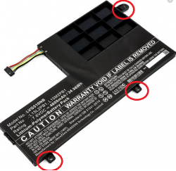 BATTERIE COMPATIBLE LENOVO Yoga 510 5B10K84491  L15C2PB1 L15L2PB1 L15M2PB1