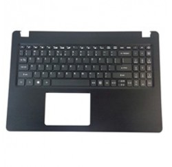 CLAVIER AZERTY RETROECLAIRE + COQUE NOIRE ACER Aspire 5 A515-52, A515-52G -  6B.H3EN2.019