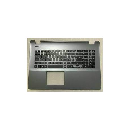 CLAVIER AZERTY NEUF + COQUE ACER Aspire E5-731, E5-771 - Gris -  60.MP8N7.009