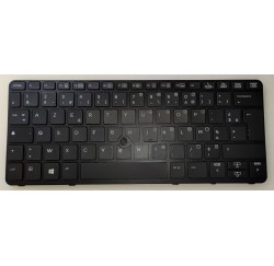 CLAVIER AZERTY NEUF RETROECLAIRE HP EliteBook 720 G1, 820 G1 - 730541-051