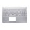 CLAVIER AZERTY ARGENT + COQUE ARGENT ASUS X543UA, X540UV - 90NB0HE6-R30470