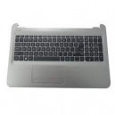 CLAVIER AZERTY NEUF HP 15-AY series - clavier Noir - Cadre Silver/Gris
