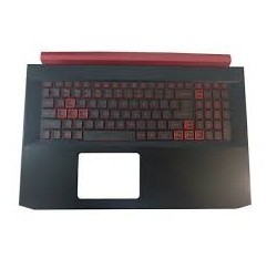 CLAVIER AZERTY RETROECLAIRE + COQUE NOIRE ACER Nitro AN517-51 - 6B.Q5EN2.017 - 1050/1650