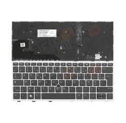 CLAVIER AZERTY RETROECLAIRE HP Elitebook 730 G6 735 G6 - L15500-051