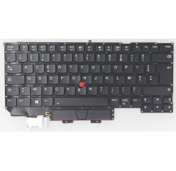 CLAVIER AZERTYRETROECLAIRE LENOVO Thinkpad X1 Carbon 2018 Type 20KG 20KH