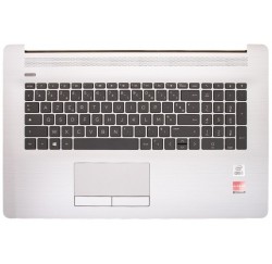 Coque supérieure+clavier Azerty HP 470 G7 Silver - Gar.6 mois