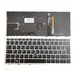 CLAVIER AZERTY RETROECLAIRE POINTSTICK HP EliteBook  735 G5, 830 G5, 830 G6 L13697-051