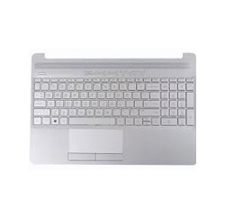 CLAVIER AZERTY + COQUE SILVER HP 15-DW 15S-DU 15S-DY - L52023-051 Gar 6 mois