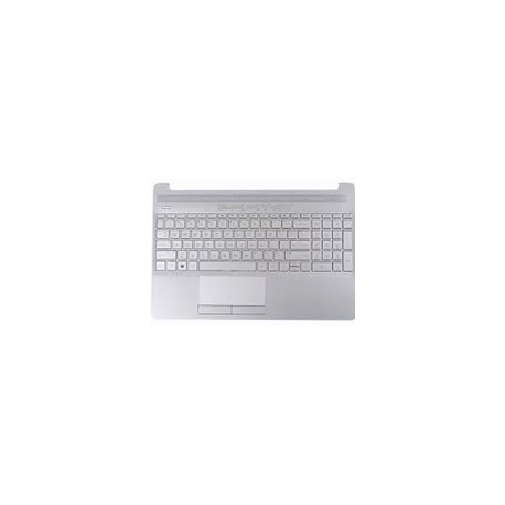 CLAVIER AZERTY + COQUE SILVER HP 15-DW 15S-DU 15S-DY - L52023-051 Gar 6 mois