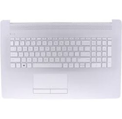 CLAVIER AZERTY + COQUE GRISE NSV HP 17-BS, 17-BY, 17-BU, 17-BR, 17-BQ, 17-AK - L92785-051