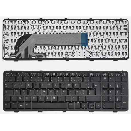 CLAVIER AZERTY NEUF HP PROBOOK 450 G0 G1, 470 - 721953-051 - 728918-051 - 727682-051 - Gar 1 an - Avec Grille