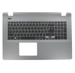 CLAVIER AZERTY NEUF + COQUE ACER Aspire E5-731, E5-771 - Gris -  60.MP8N7.009