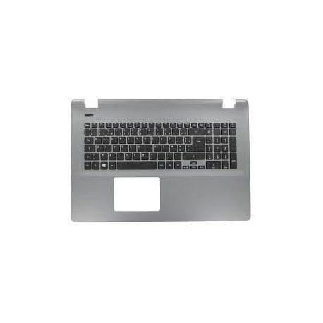 CLAVIER AZERTY NEUF + COQUE ACER Aspire E5-731, E5-771 - Gris -  60.MP8N7.009