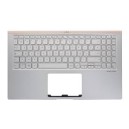 CLAVIER AZERTY RETROECLAIRE + COQUE SILVER ASUS UX533FN - 90NB0JX2-R31FR0