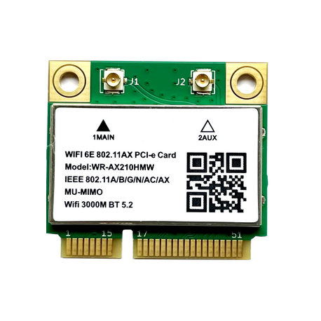 CARTE WIFI 6E Mini PCI-E...